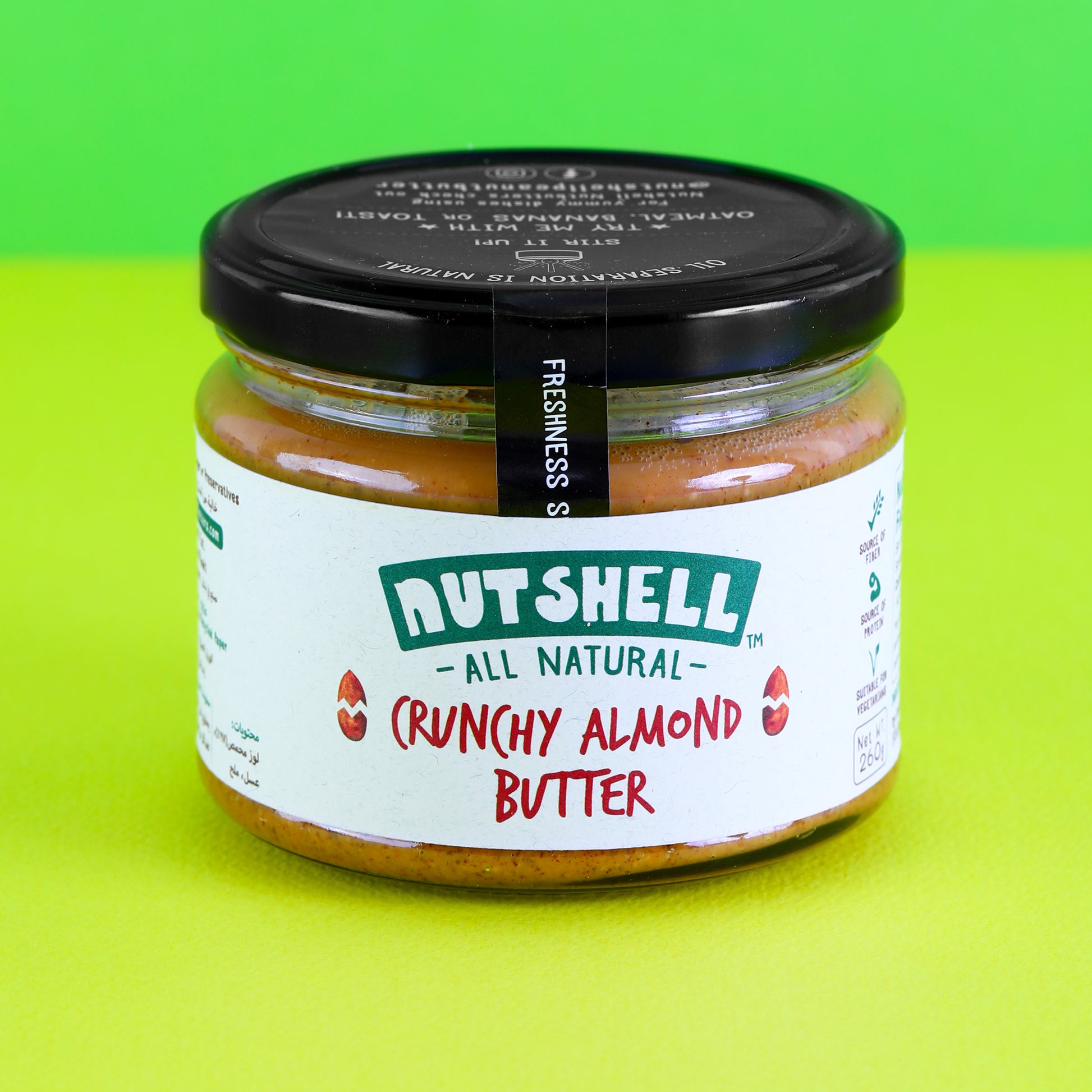 crunchy almond butter (260g)