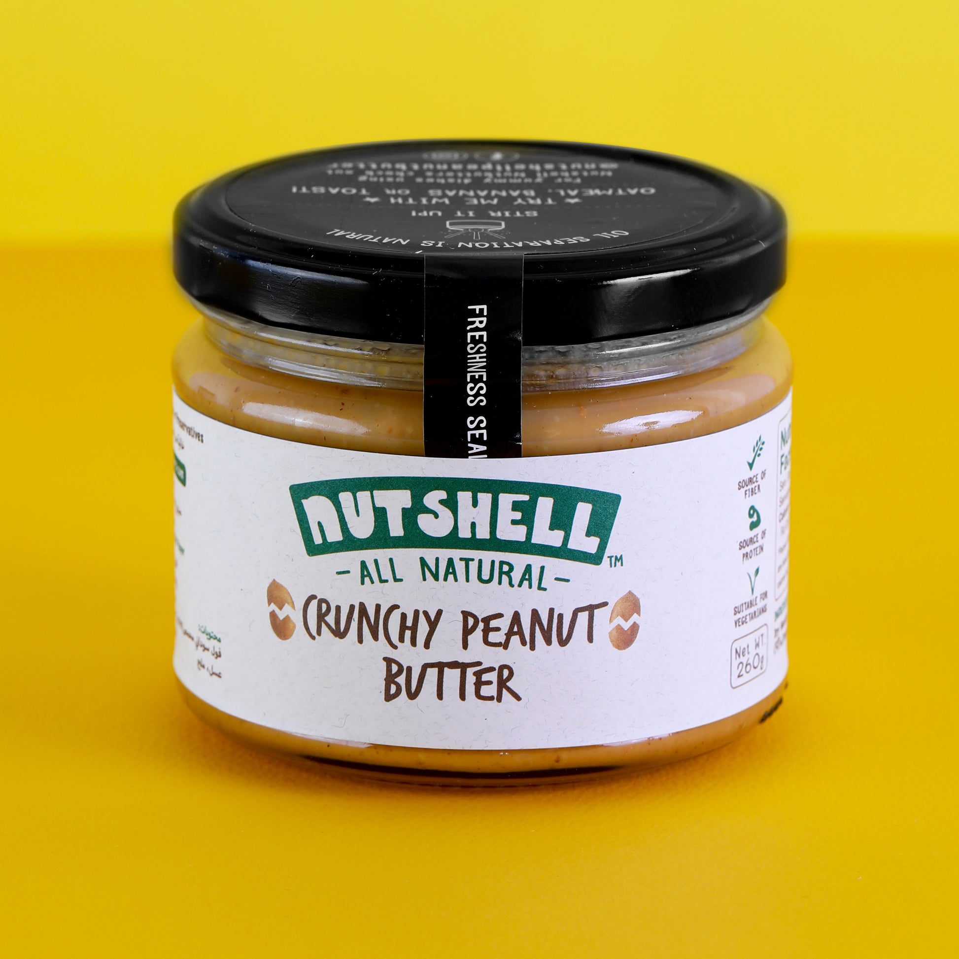 classic crunchy peanut butter (260g)