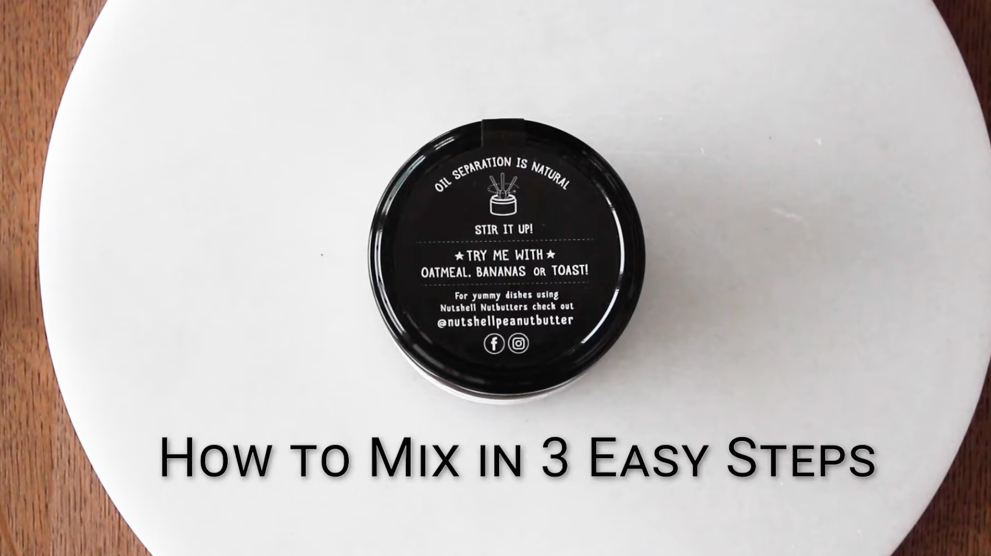 Load video: How to mix your nut butters